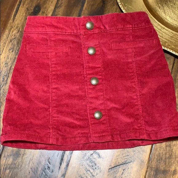 Old Navy Other - Old Navy button corduroy skirt